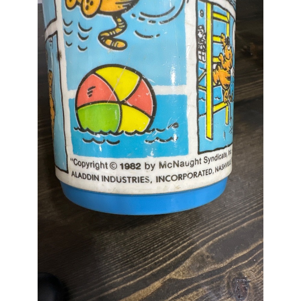 vtg 1982 aladdin industries heathcliff thermos no top - Picture 4 of 6